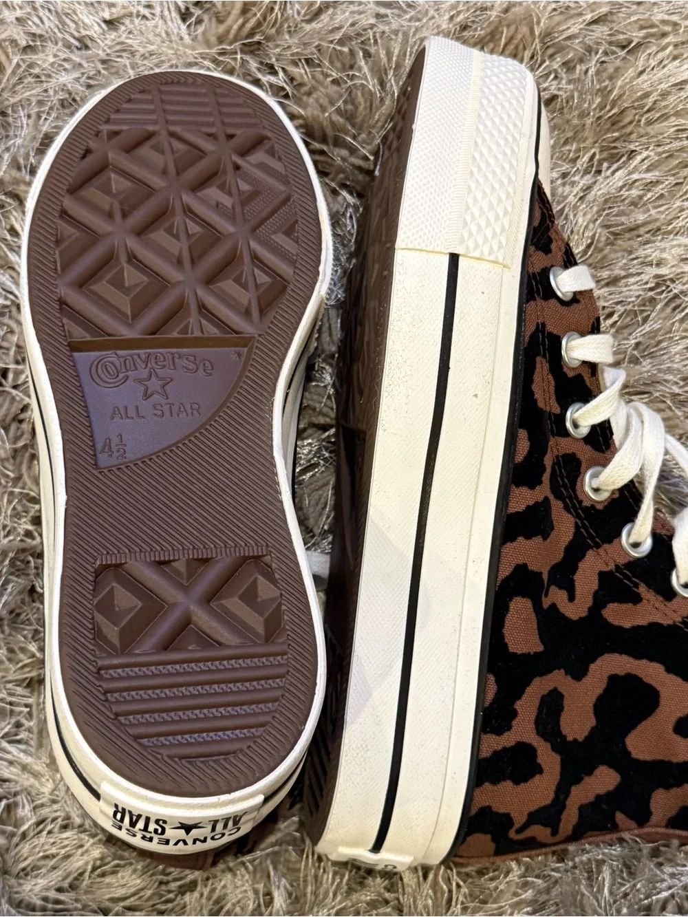 Converse Chuck Taylor Lift High Top Platform Sneaker Bear Nap - Picture 9 of 14